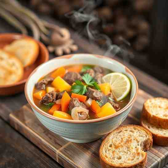 Sopa de Res Recipe - Honduran Beef Soup & Veggies